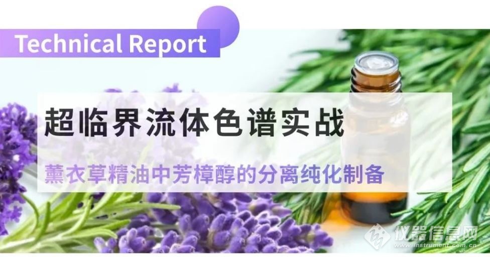 超临界流体色谱实战丨薰衣草精油中芳樟醇的分离纯化制备